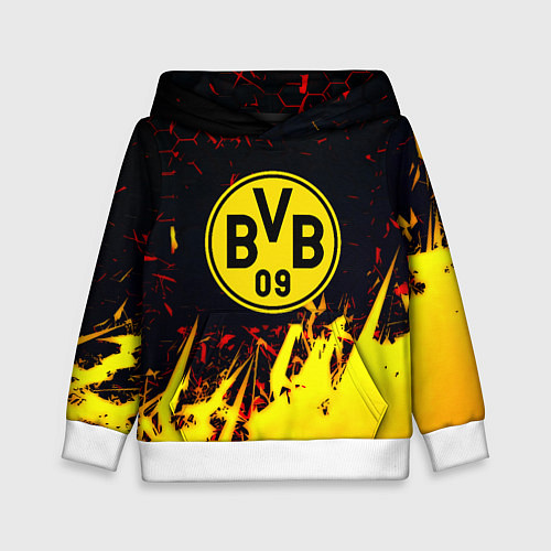 Детская толстовка Borussia краски соты / 3D-Белый – фото 1