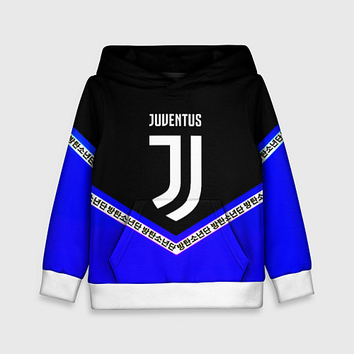 Детская толстовка Ювентус япония геометрия / 3D-Белый – фото 1