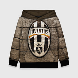 Толстовка-худи детская Juventus, цвет: 3D-черный