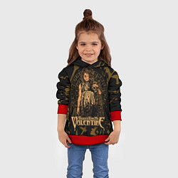 Толстовка-худи детская BFMV: Witch Girl, цвет: 3D-красный — фото 2