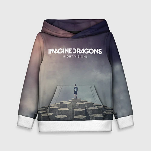 Детская толстовка Imagine Dragons: Night Visions / 3D-Белый – фото 1