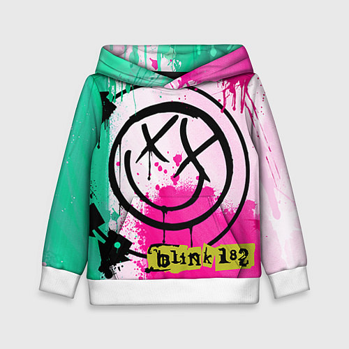 Детская толстовка Blink-182: Purple Smile / 3D-Белый – фото 1