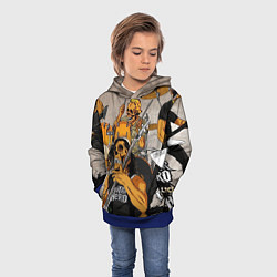 Толстовка-худи детская Metallica: Guitar Hero, цвет: 3D-синий — фото 2
