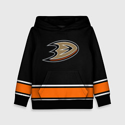 Толстовка-худи детская Anaheim Ducks Selanne, цвет: 3D-черный