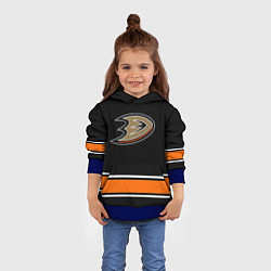 Толстовка-худи детская Anaheim Ducks Selanne, цвет: 3D-синий — фото 2