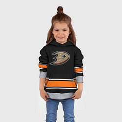 Толстовка-худи детская Anaheim Ducks Selanne, цвет: 3D-меланж — фото 2