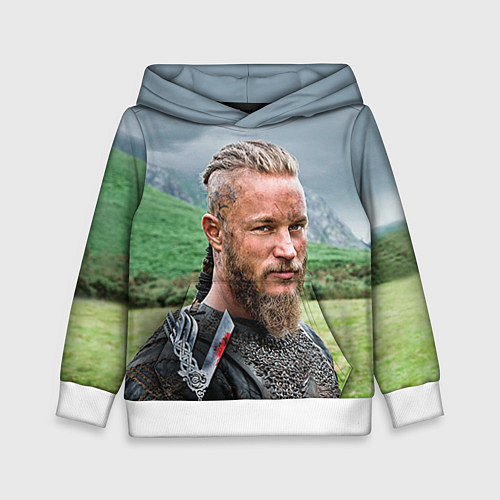 Детская толстовка Рагнар Лодброк / 3D-Белый – фото 1