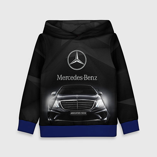 Детская толстовка Mercedes / 3D-Синий – фото 1