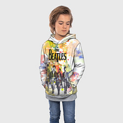 Толстовка-худи детская The Beatles: Colour Spray, цвет: 3D-меланж — фото 2
