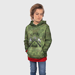 Толстовка-худи детская Hunting & Fishing, цвет: 3D-красный — фото 2