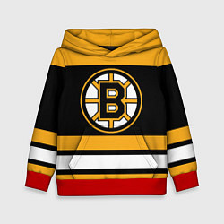 Толстовка-худи детская Boston Bruins, цвет: 3D-красный