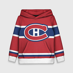 Толстовка-худи детская Montreal Canadiens, цвет: 3D-белый