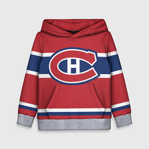 Детская толстовка Montreal Canadiens / 3D-Меланж – фото 1