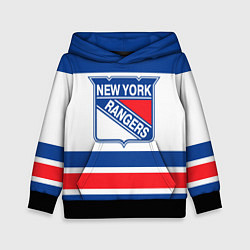 Толстовка-худи детская New York Rangers, цвет: 3D-черный