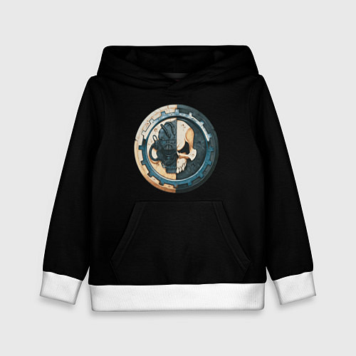 Детская толстовка Adeptus Mechanicus / 3D-Белый – фото 1