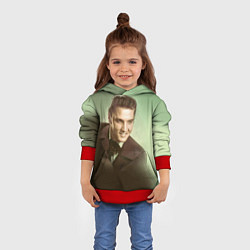 Толстовка-худи детская Elvis Young, цвет: 3D-красный — фото 2