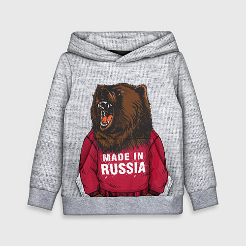Детская толстовка Made in Russia / 3D-Меланж – фото 1