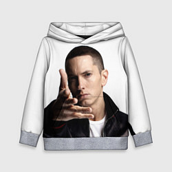 Толстовка-худи детская Eminem, цвет: 3D-меланж