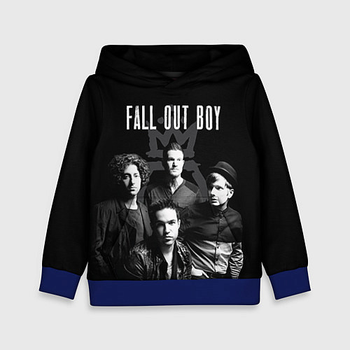 Детская толстовка Fall out boy band / 3D-Синий – фото 1