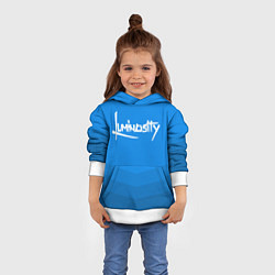 Толстовка-худи детская Luminosity Uniform, цвет: 3D-белый — фото 2