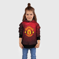 Толстовка-худи детская Манчестер Юнайтед, цвет: 3D-черный — фото 2