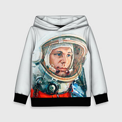 Детская толстовка Гагарин в полете