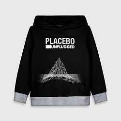 Толстовка-худи детская Placebo: Unplugged цвета 3D-меланж — фото 1