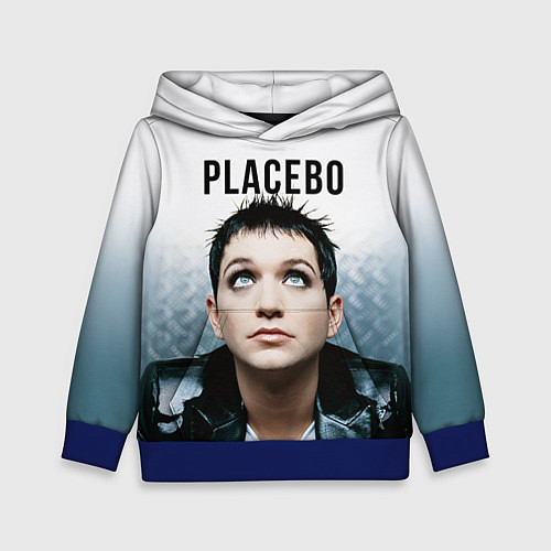 Детская толстовка Placebo: Brian Molko / 3D-Синий – фото 1