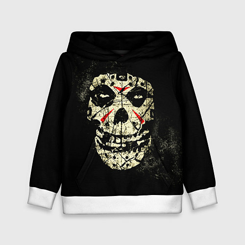 Детская толстовка Misfits: Death Face / 3D-Белый – фото 1