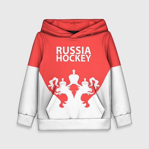 Детская толстовка Russia Hockey / 3D-Белый – фото 1