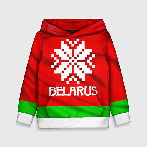 Детская толстовка Belarus / 3D-Белый – фото 1