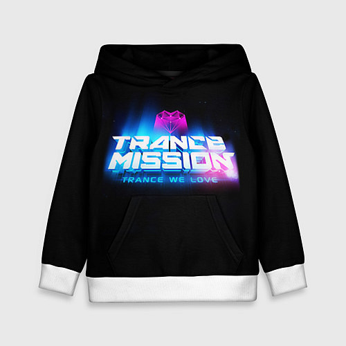 Детская толстовка Trancemission: Trance we love / 3D-Белый – фото 1