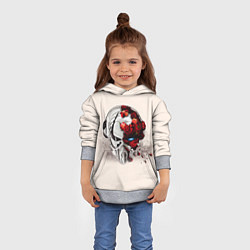 Толстовка-худи детская Pirate Station: Pink Side, цвет: 3D-меланж — фото 2