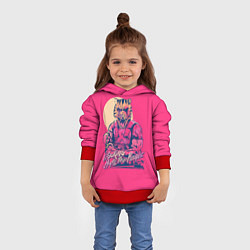 Толстовка-худи детская If juking hate these people, цвет: 3D-красный — фото 2