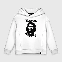 Толстовка оверсайз детская Che Guevara, цвет: белый