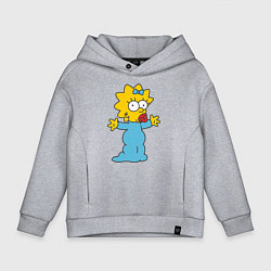 Детское худи оверсайз Maggie Simpson