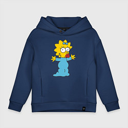 Детское худи оверсайз Maggie Simpson