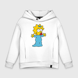 Детское худи оверсайз Maggie Simpson