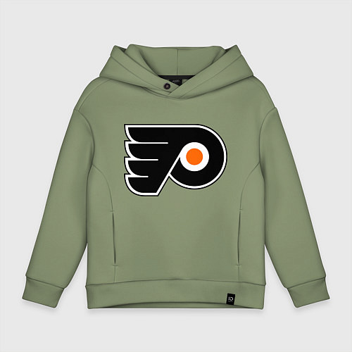 Детское худи оверсайз Philadelphia Flyers / Авокадо – фото 1