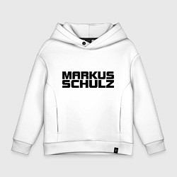 Толстовка оверсайз детская Markus Schulz, цвет: белый