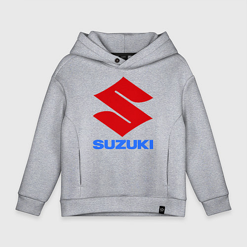 Детское худи оверсайз Suzuki / Меланж – фото 1