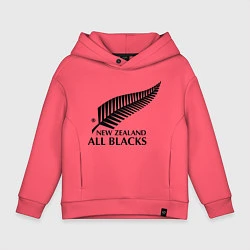 Детское худи оверсайз New Zeland: All blacks