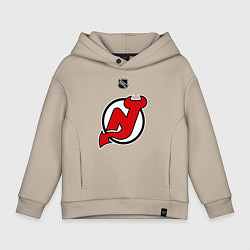 Толстовка оверсайз детская New Jersey Devils: Kovalchuk 17, цвет: миндальный