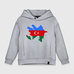 Детское худи оверсайз Azerbaijan map