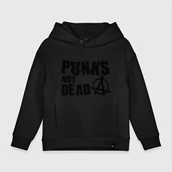 Детское худи оверсайз Punks not dead