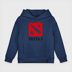 Детское худи оверсайз Dota 2: Logo