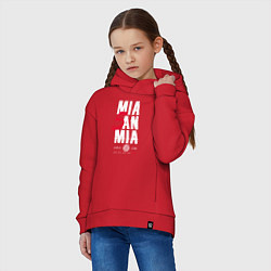 Толстовка оверсайз детская Bayern FC: Mia San Mia, цвет: красный — фото 2