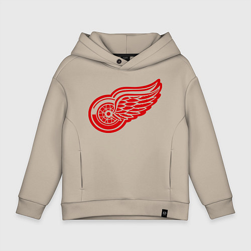 Детское худи оверсайз Detroit Red Wings: Pavel Datsyuk / Миндальный – фото 1