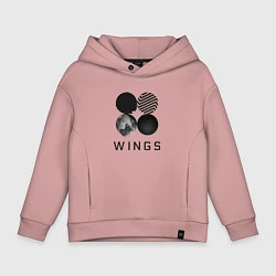 Детское худи оверсайз BTS Wings