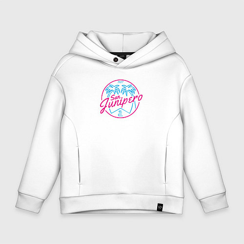 Детское худи оверсайз San Junipero 1987 / Белый – фото 1